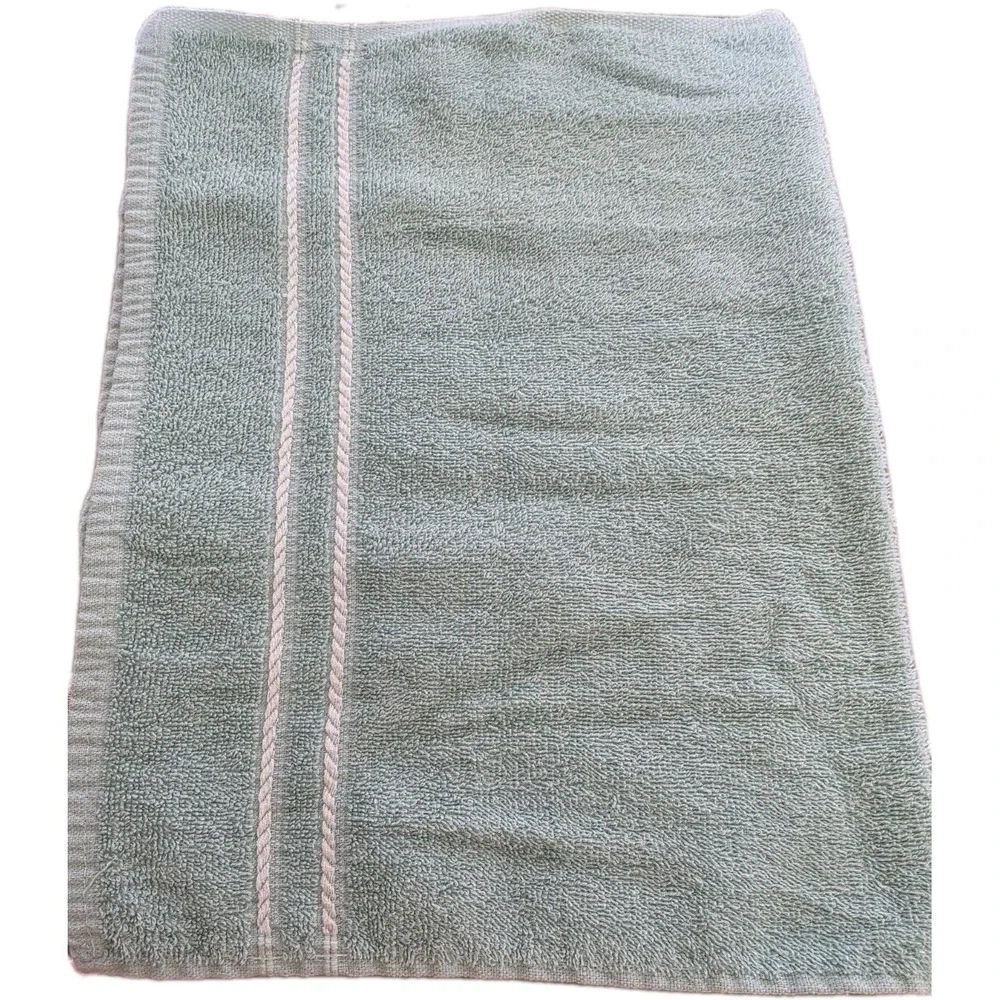 Vintage Tastemaker 100% Cotton 2‎ Hand Towels By JP Steven's Co  Seafoam green